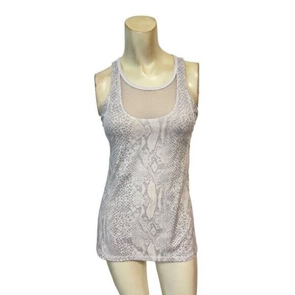 Lululemon Mesh Me Tank Workout Tank Top Snake Print 6 - Picture 3 of 8